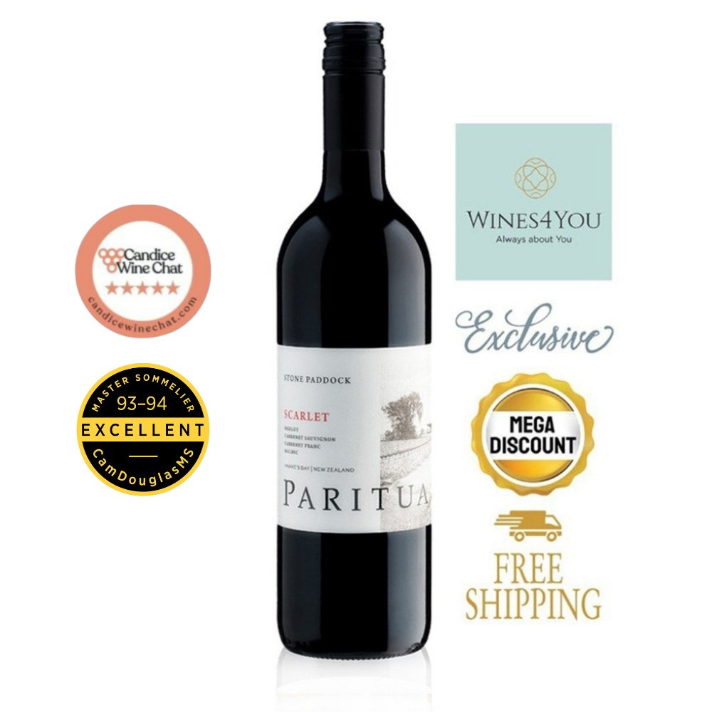 Paritua Stone Paddock Scarlet New Zealand Red Wine 2021